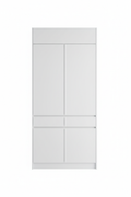 Tall Double Door Fridge Cabinet 1200mm - Front View