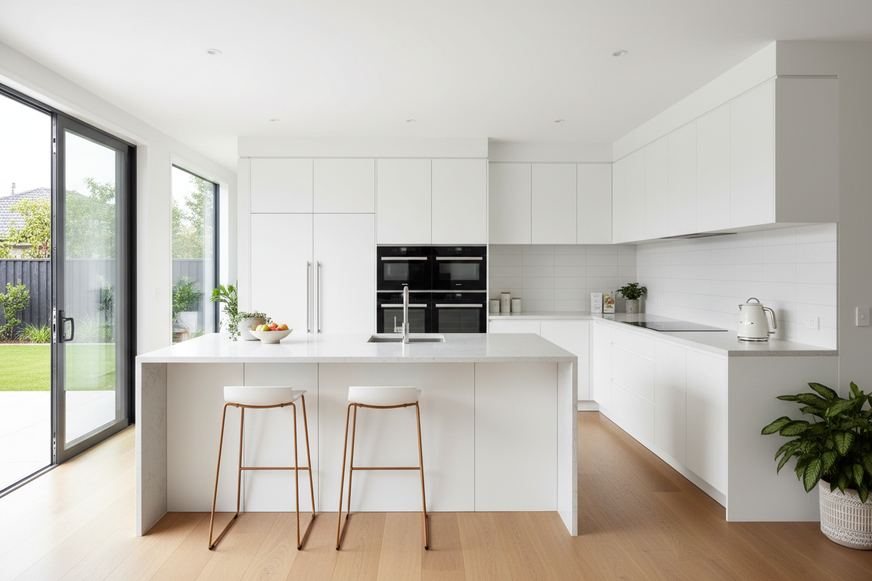 Complete Modern L-Shaped Kitchen - Product View