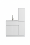 Laundry Cabinet 900mm with Sink - Front View