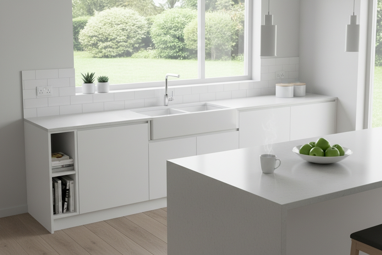 Base Sink Cabinet in Kitchen Setting