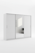 Modern 3 Door Sliding Wardrobe 1800mm - Front View