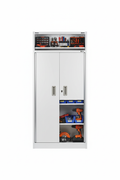 Tall Garage Storage Cabinet 900mm - Front View