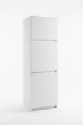 Tall Fridge Cabinet 900mm - Front View