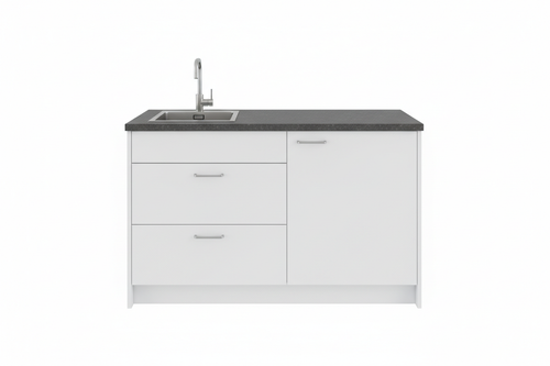 Compact Garage Kitchenette 1500mm - Front View