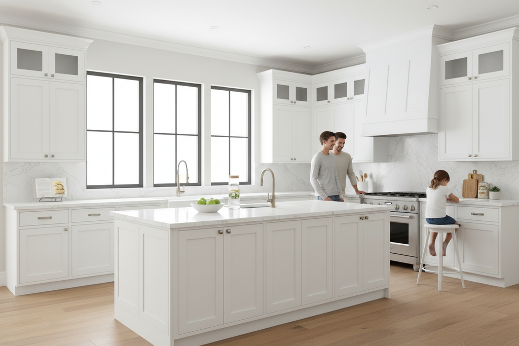 Shaker Style Kitchen Installed